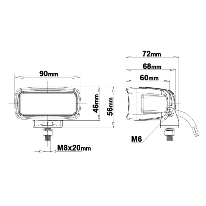 [LEDSON] Raptor 15S LED auxiliary light