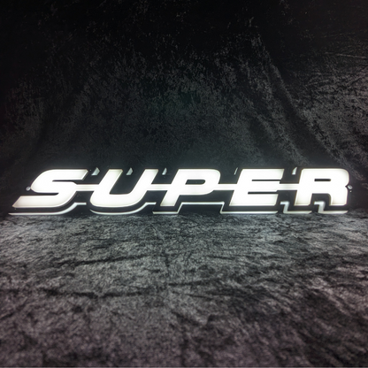 ‘SUPER’ 3D Illuminated Grill Badge