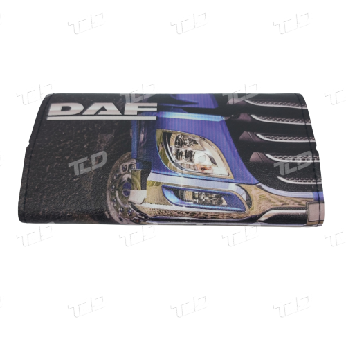 DAF Leather Tobacco Case - TruckLedDesign