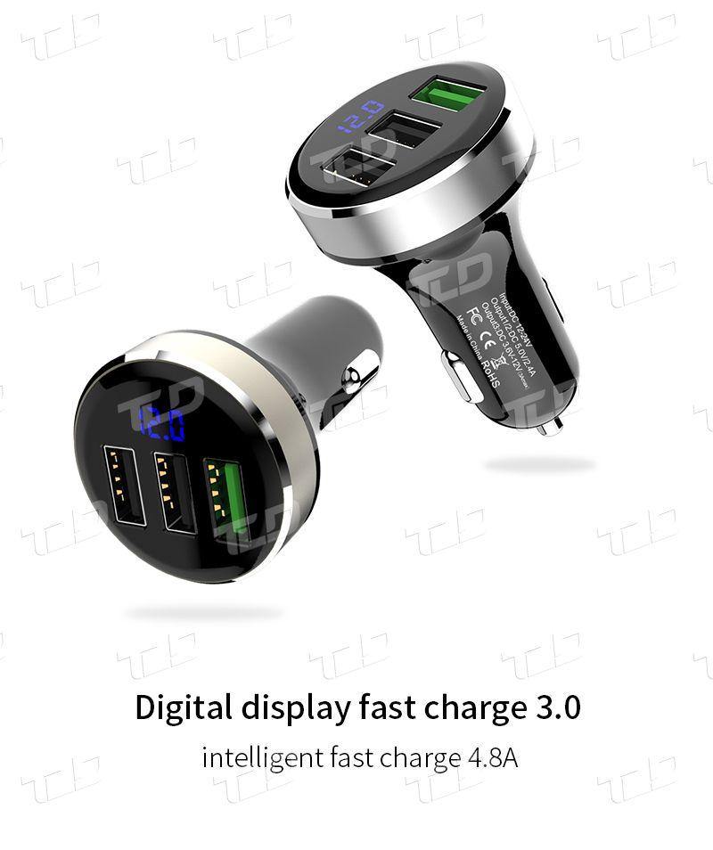 Truck USB Fast Charger Adaptor/Voltmeter - TruckLedDesign