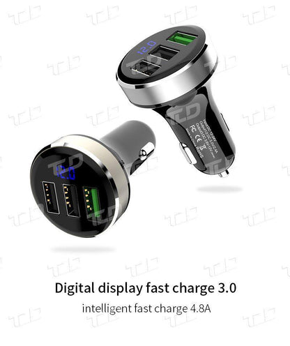 Truck USB Fast Charger Adaptor/Voltmeter - TruckLedDesign