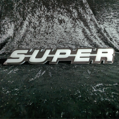 ‘SUPER’ 3D Illuminated Grill Badge