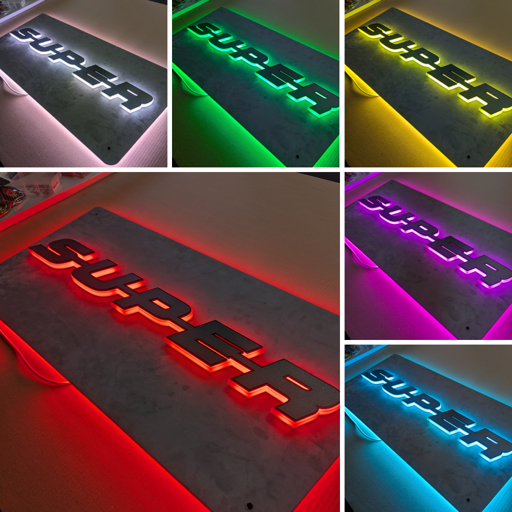 FULLY CUSTOM CABIN LED SIGN