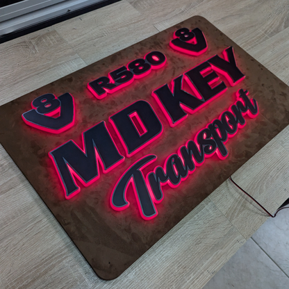 FULLY CUSTOM CABIN LED SIGN