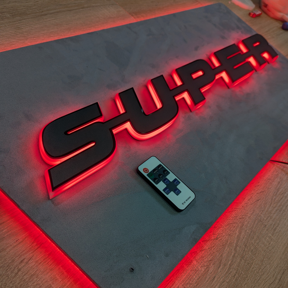 FULLY CUSTOM CABIN LED SIGN