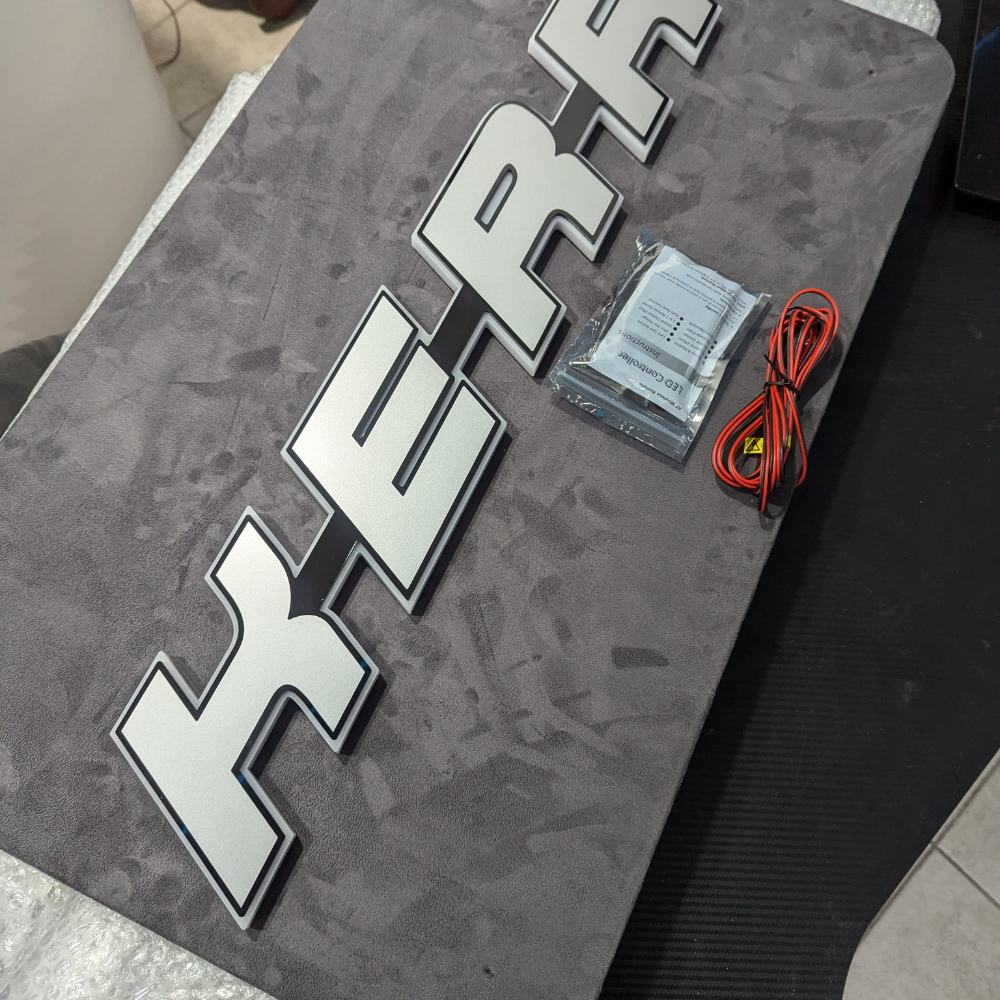 FULLY CUSTOM CABIN LED SIGN
