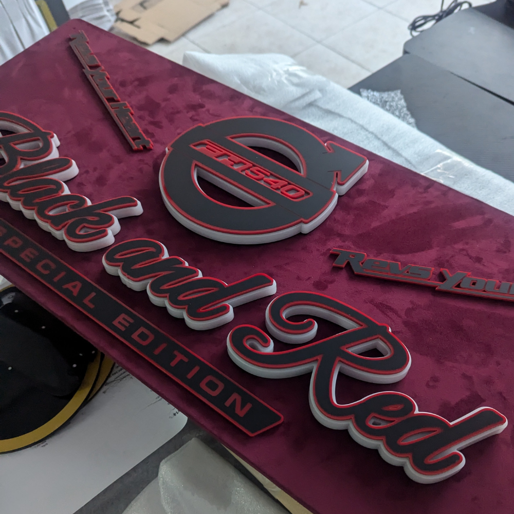 FULLY CUSTOM CABIN LED SIGN