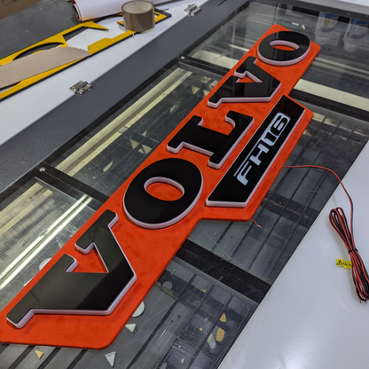 FULLY CUSTOM CABIN LED SIGN