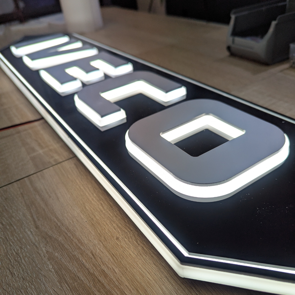 FULLY CUSTOM CABIN LED SIGN