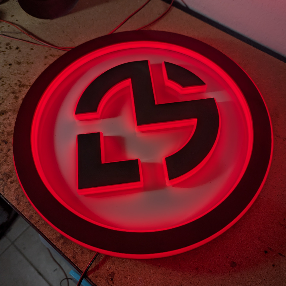 FULLY CUSTOM CABIN LED SIGN