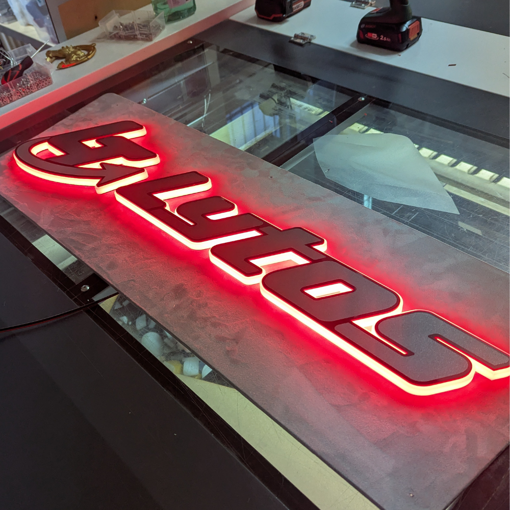 FULLY CUSTOM CABIN LED SIGN
