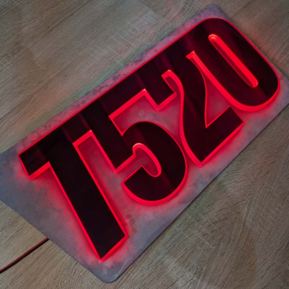 FULLY CUSTOM CABIN LED SIGN