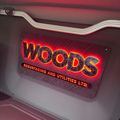 FULLY CUSTOM CABIN LED SIGN