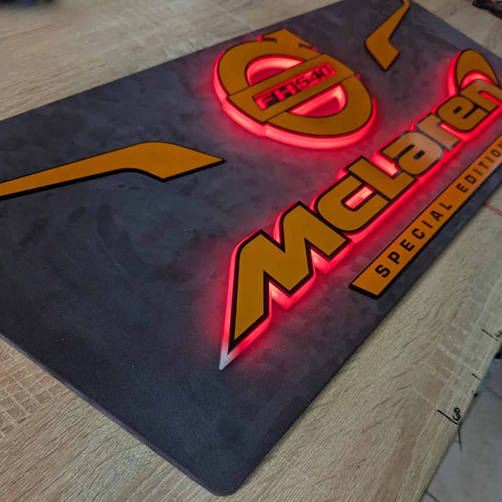 FULLY CUSTOM CABIN LED SIGN