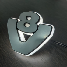 V8 Illuminated Grill Badge (8 cm)