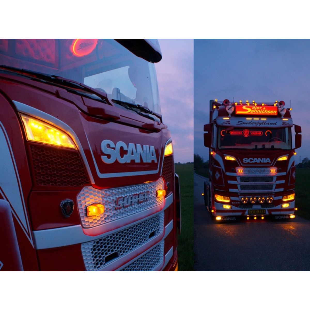 Next-Gen position light for Scania LED high-beam | 2016+ (White/Amber)