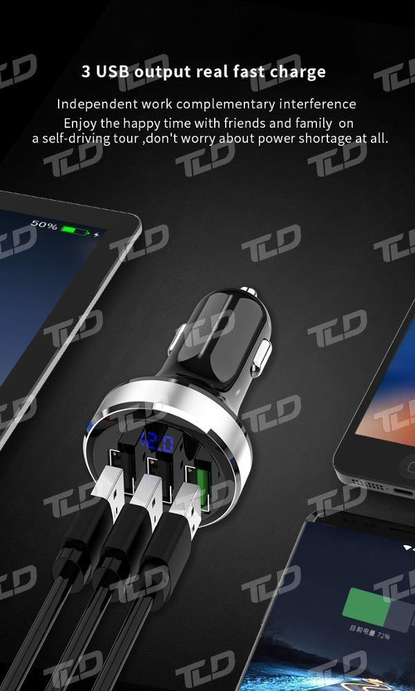 Truck USB Fast Charger Adaptor/Voltmeter - TruckLedDesign