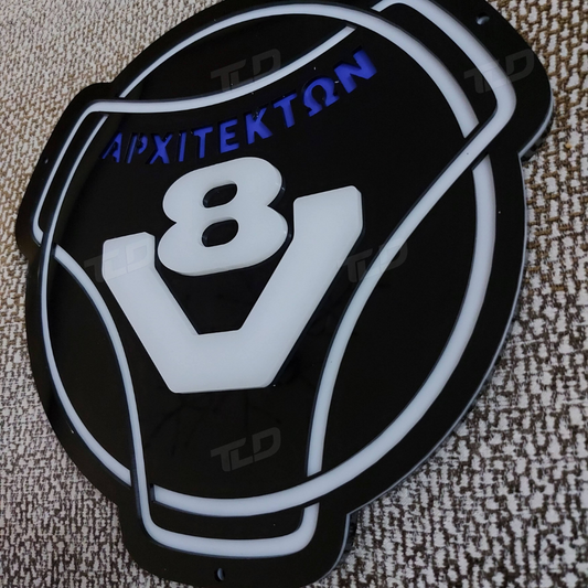 Custom 3D LED Decorative Sign For Truck Cabin-24V (30cm)