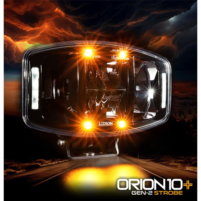[LEDSON] Orion10+ Gen3 Strobe LED Auxiliary Light 100W with Warning Lights