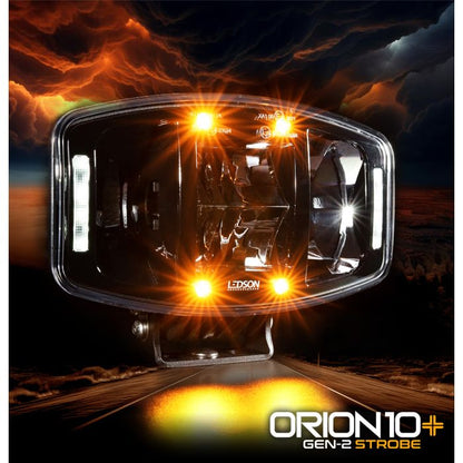 [LEDSON] Orion10+ Gen3 Strobe LED Auxiliary Light 100W with Warning Lights