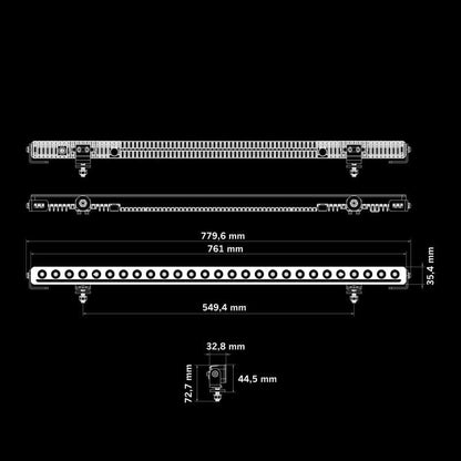 [STRANDS] NUUK D-LINE LED BAR 30″