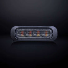 [STRANDS] DARK KNIGHT DIRECTIONAL WARNING LIGHT AMBER 4 LED DARK TINTED GLASS
