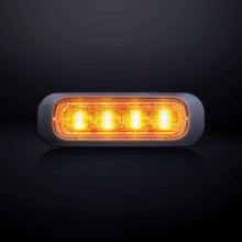 [STRANDS] DARK KNIGHT DIRECTIONAL WARNING LIGHT AMBER 4 LED DARK TINTED GLASS