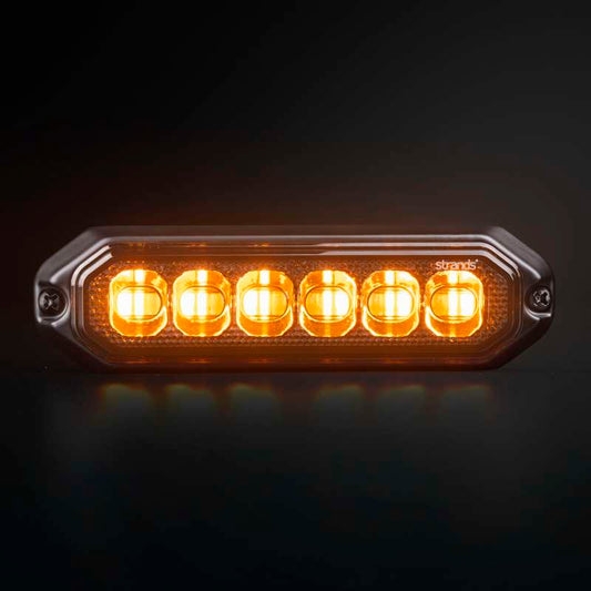 [STRANDS] DARK KNIGHT DUO DIRECTIONAL WARNING LIGHT 6 LED
