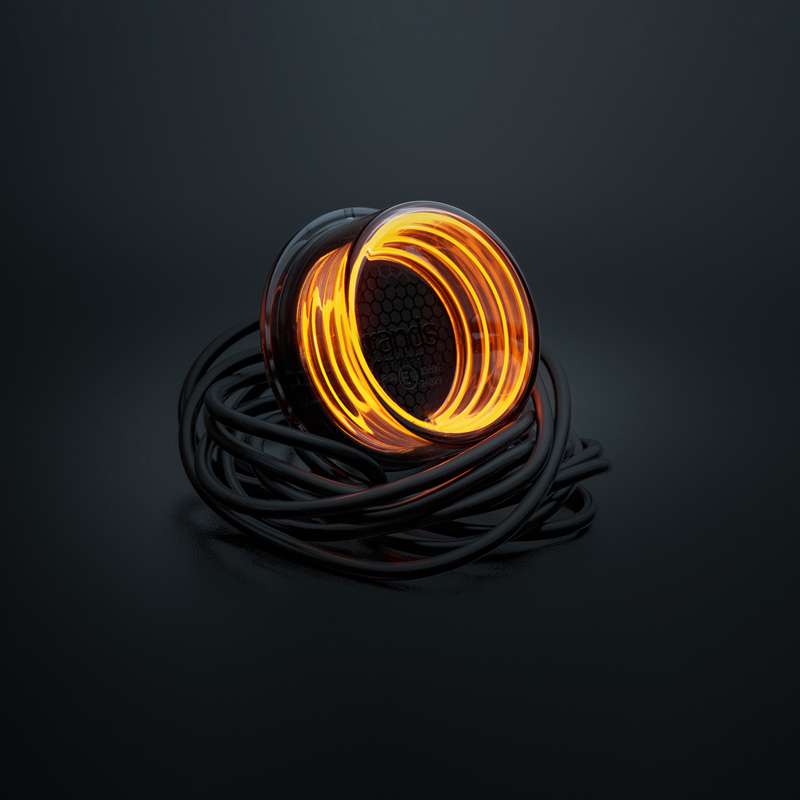 [STRANDS] FOR9T GEO AMBER SIDE MARKER