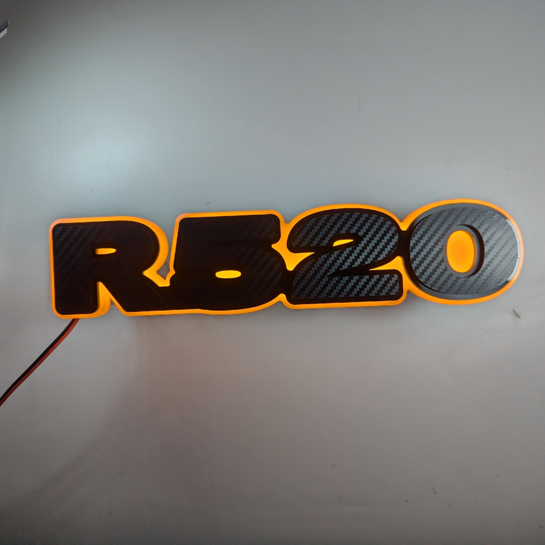 Scania R-Series Illuminated Engine Letters (25 cm) – Older Cabin (2004–2016)