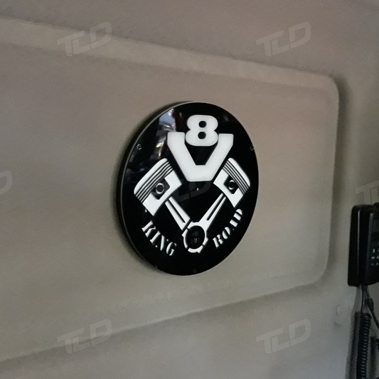 Custom 3D LED Decorative Sign For Truck Cabin-24V (30cm)