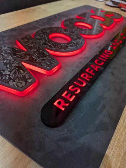 FULLY CUSTOM CABIN LED SIGN