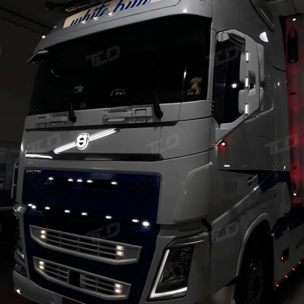 Suitable for Volvo FH4 Badge with Bars - TruckLedDesign