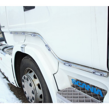Stainless Steel Under Door Bars+ Extension | Scania R1/R2