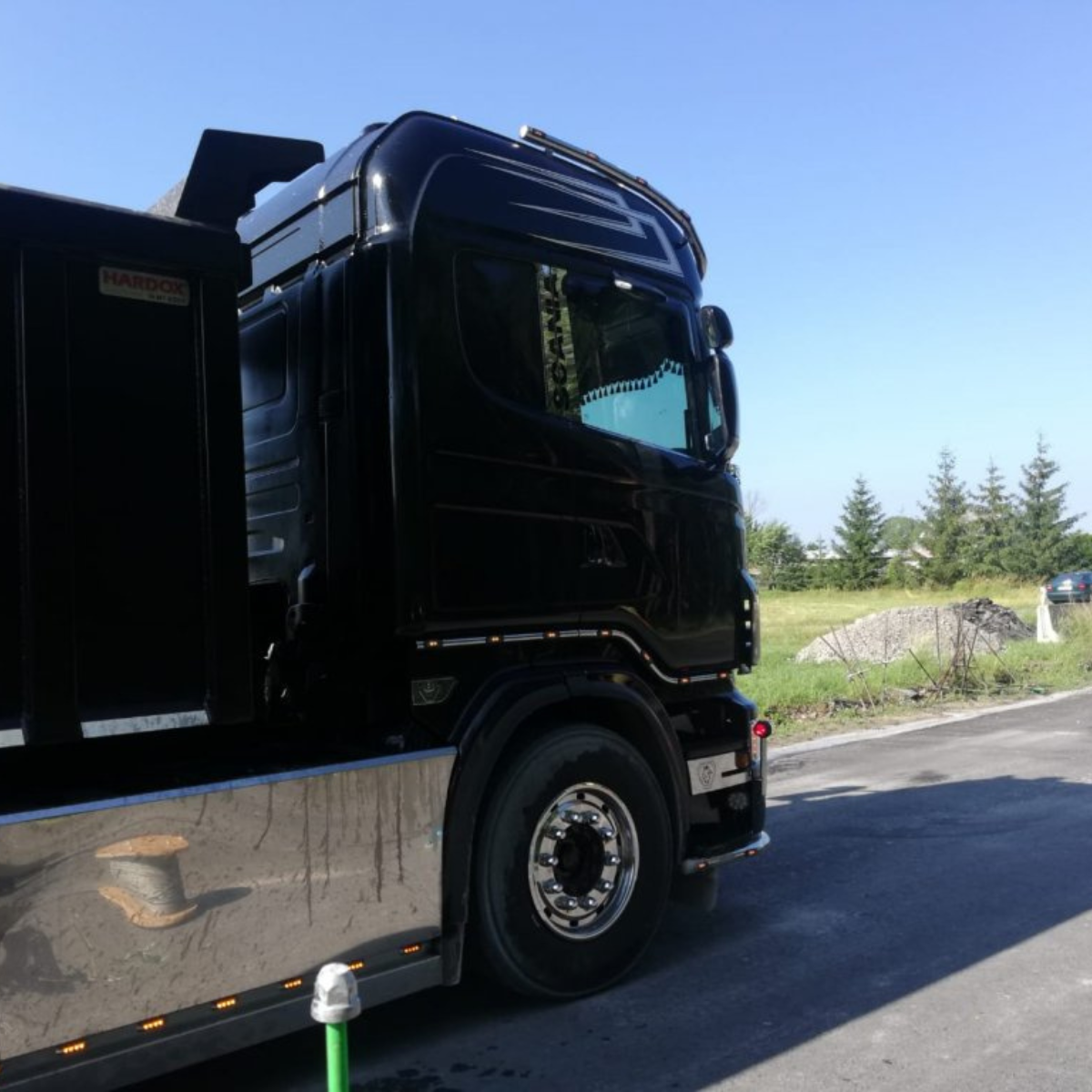 Stainless Steel Under Door Bars+ Extension | Scania R1/R2