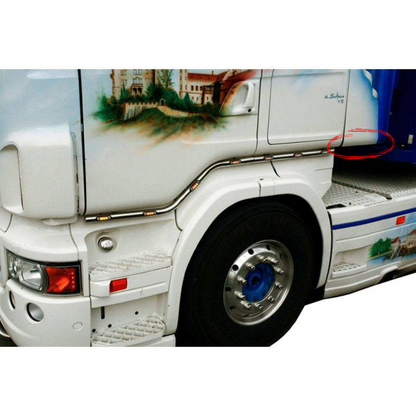 Stainless Steel Under Door Bars+ Extension | Scania R1/R2