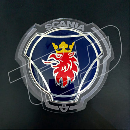 Illuminated Grill Emblem – LED Engraved Acrylic Badge