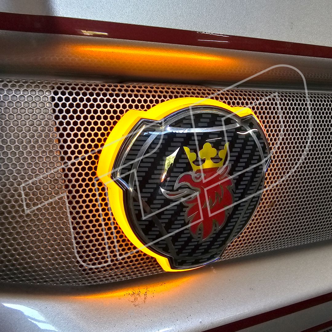 Illuminated Grill Emblem – Frosted LED Base