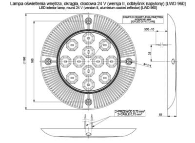 [HORPOL] Interior Lamp (Metallized Reflector)