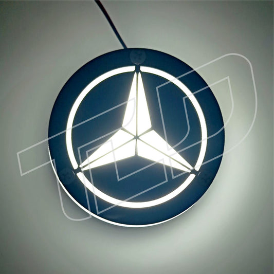 |TLD| Mercedes illuminated badge (8cm)