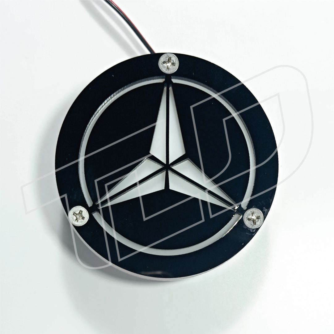 |TLD| Mercedes illuminated badge (8cm)