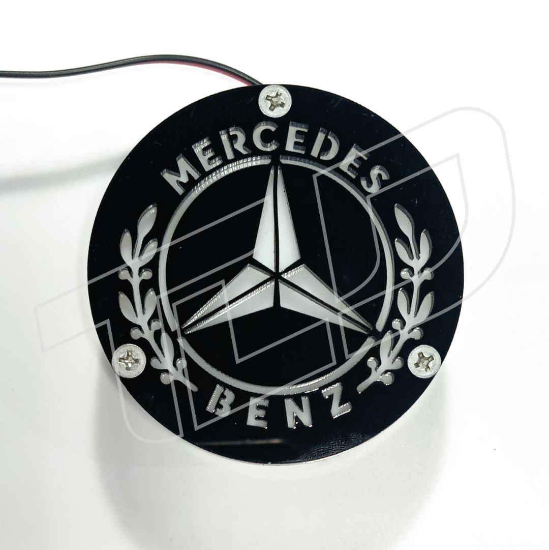 |TLD| Mercedes illuminated badge (8cm)