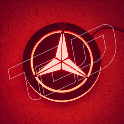 |TLD| Mercedes illuminated badge (8cm)