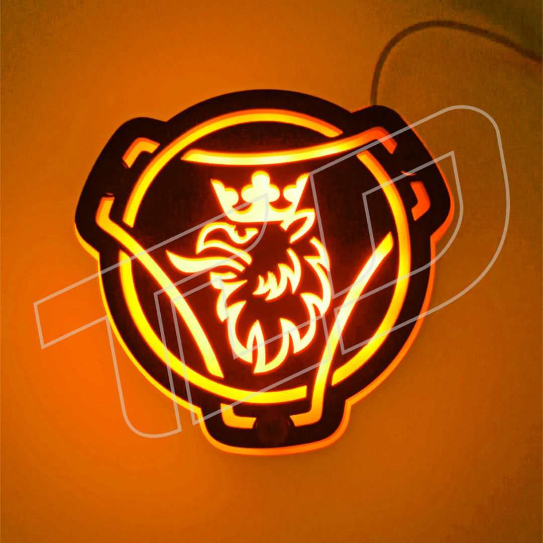 Griffin Grill illuminated emblem (8cm)