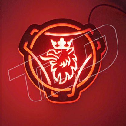 Griffin Grill illuminated emblem (8cm)