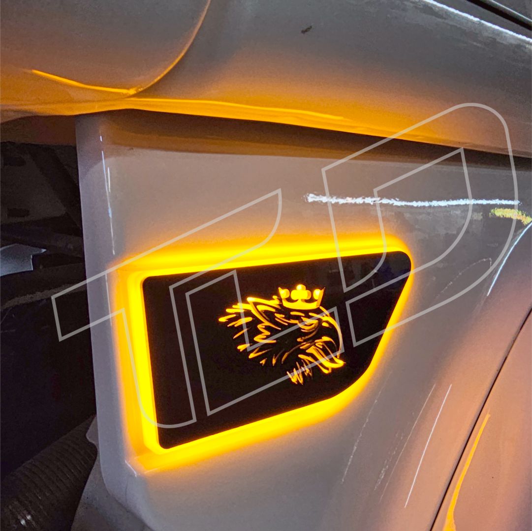 Scania R-Series Fender LED Badge |Pair|