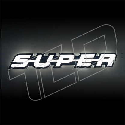 ‘SUPER’ 3D Illuminated Grill Badge