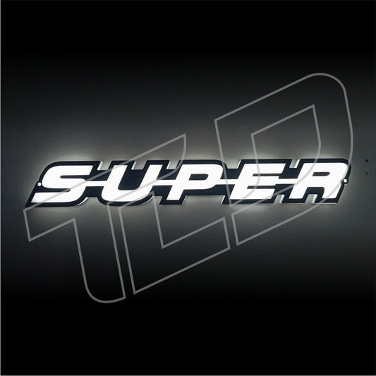 ‘SUPER’ 3D Illuminated Grill Badge