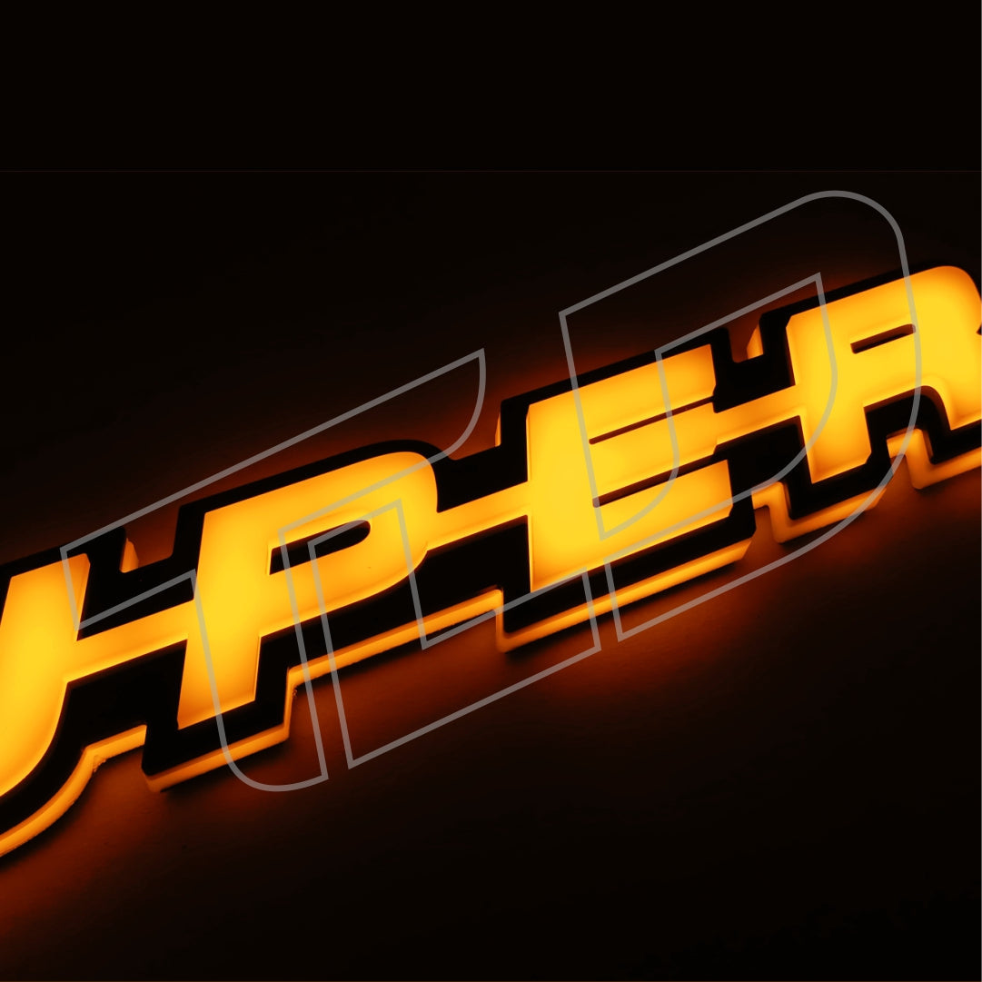 ‘SUPER’ 3D Illuminated Grill Badge